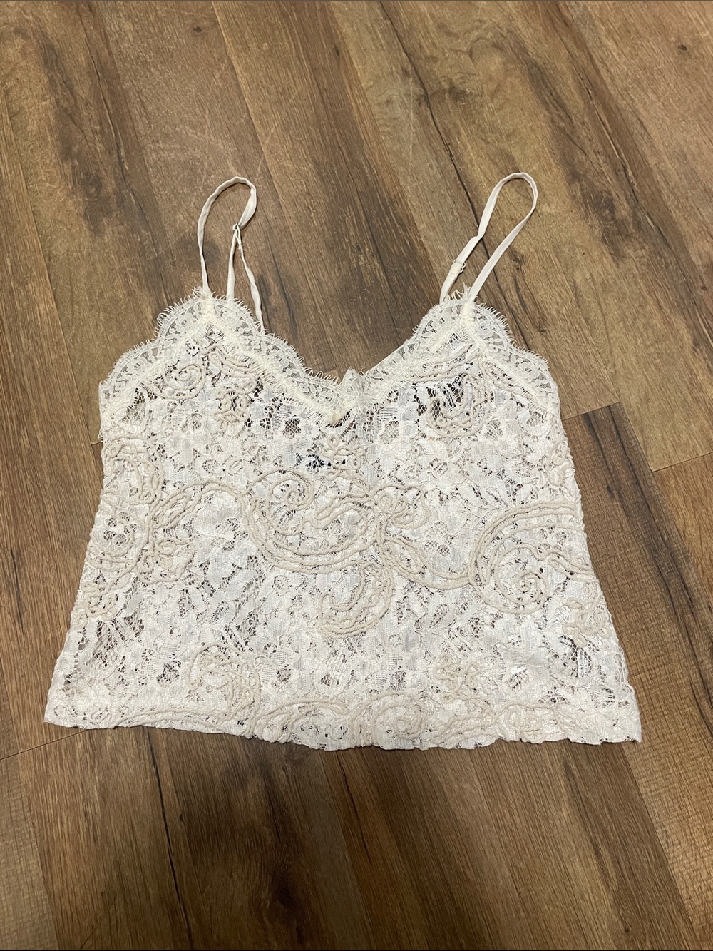 Zara Lace Camisole in Ivory Cream